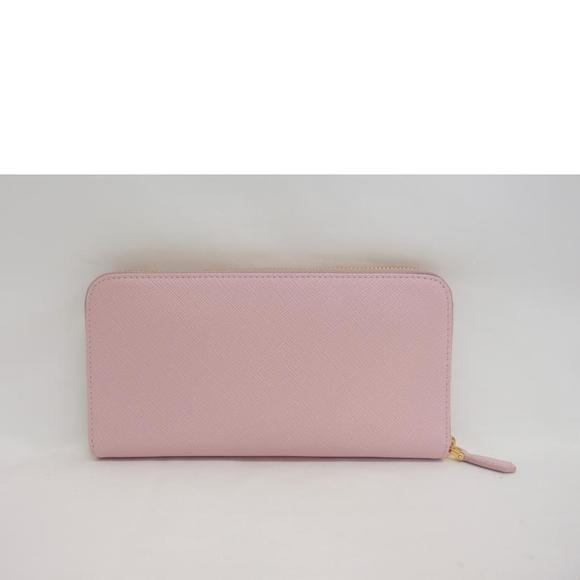 Prada Long Wallet Pink Saffiano - Picture 1 of 8